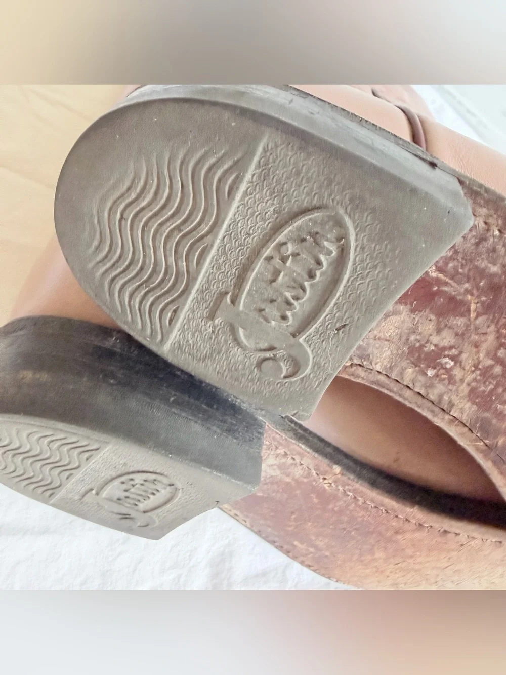 Justin Boots scuffing vintage see